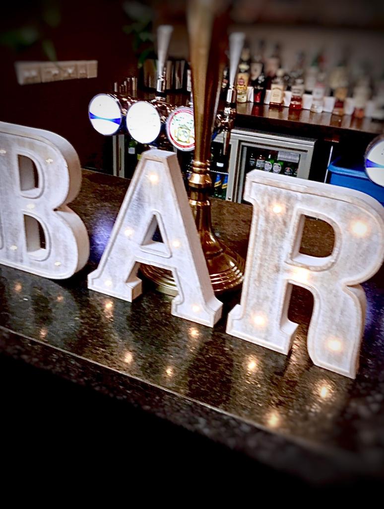 Bar signage 