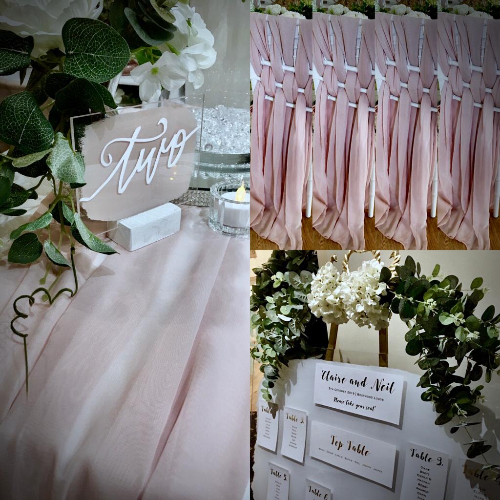 Blush pink theme wedding