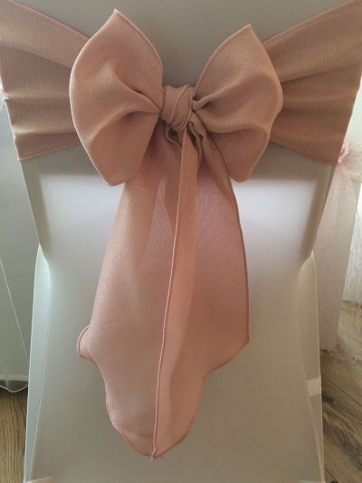  Blush pink linen sash 