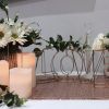 We're constantly updating our wedding decor hire items and we've got a lovely new range of table centrepieces