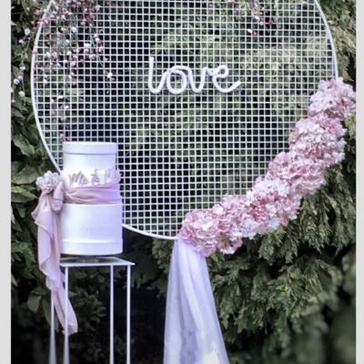 Wedding backdrop 