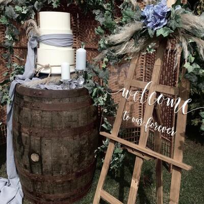 Wedding perspex seating plan
