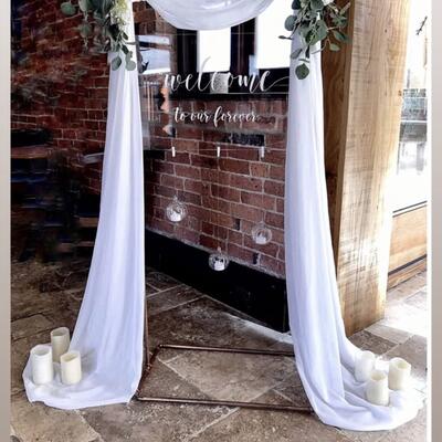Wedding welcome sign