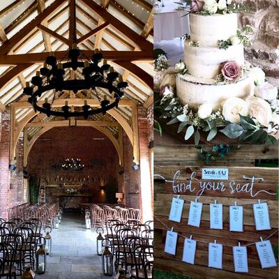 Rustic seating plan/ sign