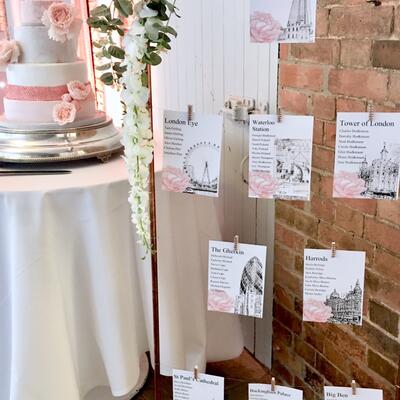Wedding seating plan