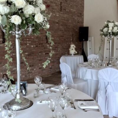 Wedding floral centrepiece