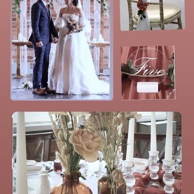 Boho wedding decor