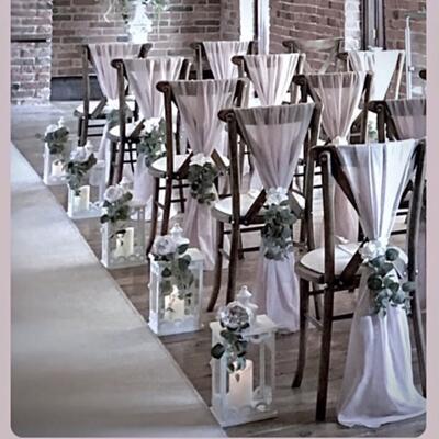 Blush pink wedding decor