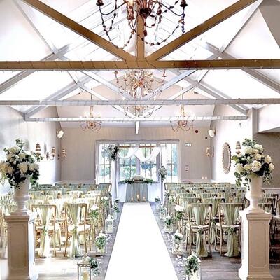 Sage green wedding decor 
