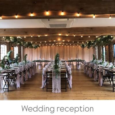 Wedding reception decor