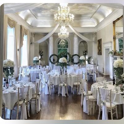 Wedding reception styling