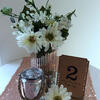 We're constantly updating our wedding decor hire items and we've got a lovely new range of table centrepieces